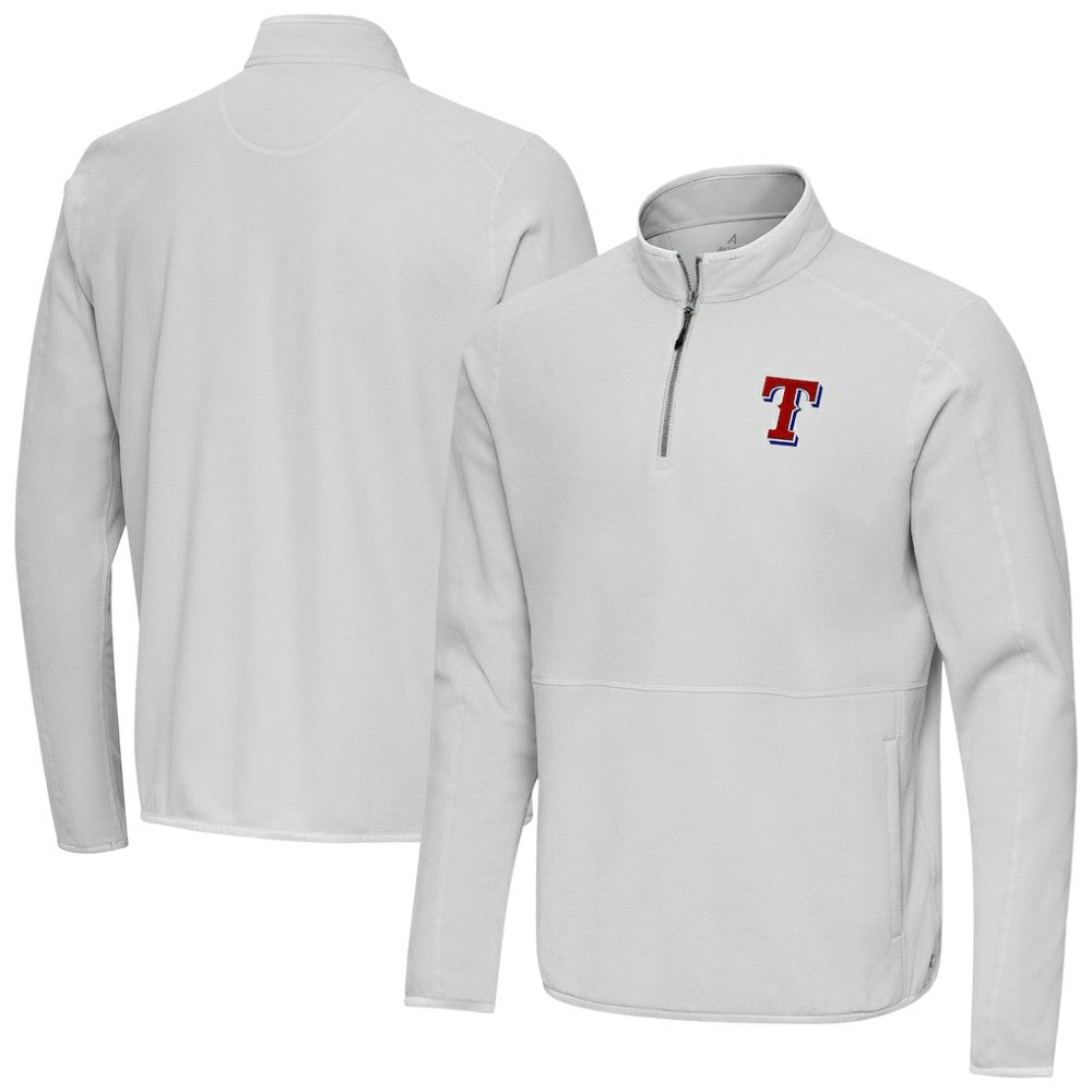 Texas Rangers Antigua Step Up Quarter-Zip Pullover - MLB