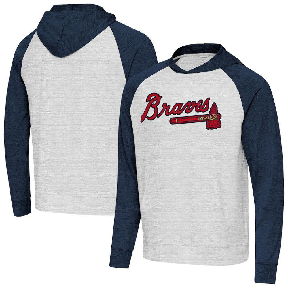 Atlanta Braves Antigua Urgent Pullover Hoodie - MLB
