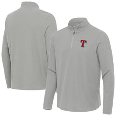 Texas Rangers Antigua Sync Tri-Blend Quarter-Zip Pullover - MLB