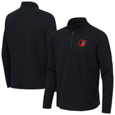 Baltimore Orioles Antigua Sync Tri-Blend Quarter-Zip Pullover - MLB