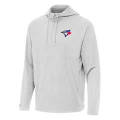 Toronto Blue Jays Antigua Connected Quarter-Zip Pullover Hoodie - MLB