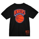 New York Knicks Hardwood Classics Vintage Logo T-Shirt Black - NBA