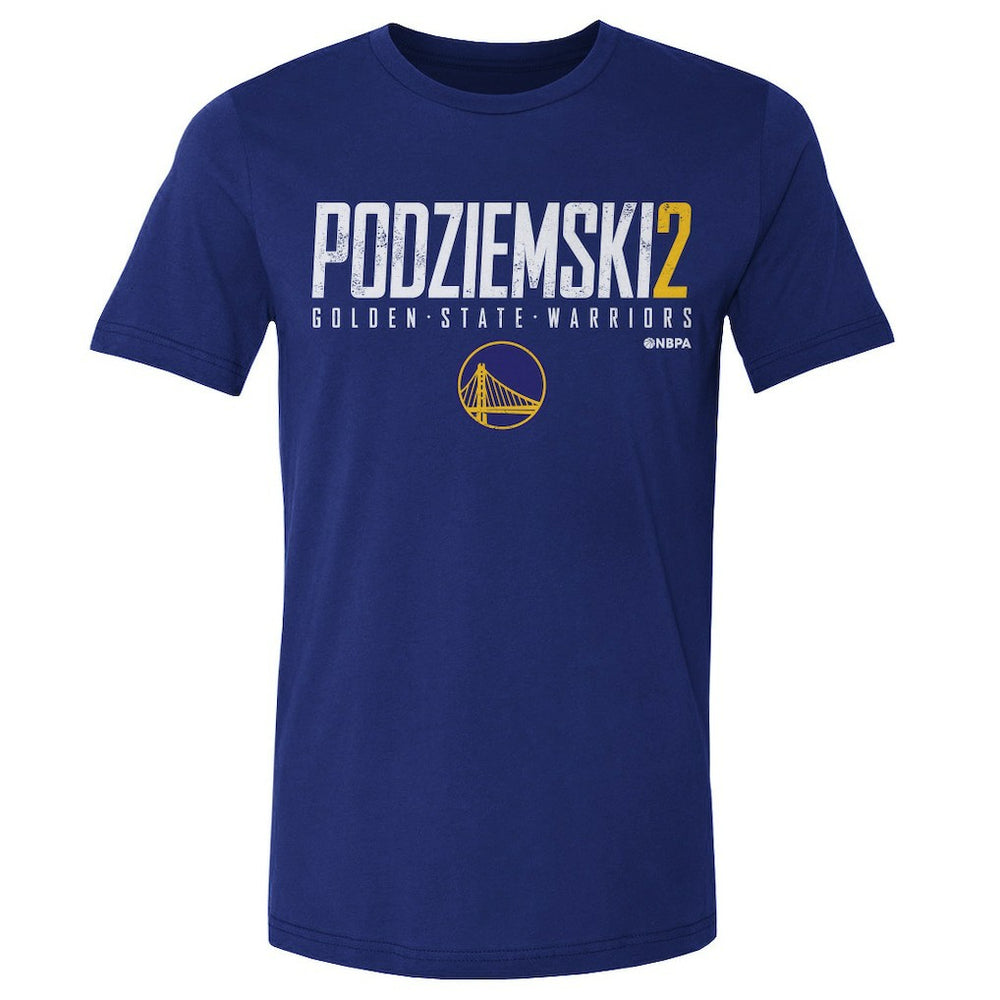 Brandin Podziemski Golden State Warriors 500 Level Elite Player T-Shirt Royal - NBA
