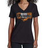 Baltimore Orioles Starter Women's Team Color Shading V-Neck T-Shirt - MLB