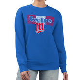 Minnesota Twins Starter Women's Team Color Shading Fleece Pullover Sweatshirt - MLB