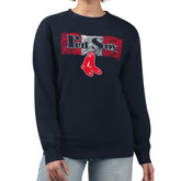 Boston Red Sox Starter Women's Team Color Shading Fleece Pullover Sweatshirt - MLB