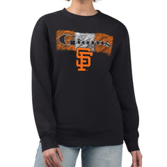 San Francisco Giants Starter Women's Team Color Shading Fleece Pullover Sweatshirt - MLB