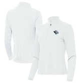 Utah Mammoth Antigua Women's Tribute Half-Zip Pullover - White - NHL