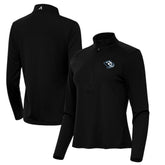 Utah Mammoth Antigua Women's Tribute Half-Zip Pullover - Black - NHL