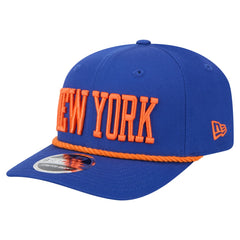 New York Knicks Wordmark Rope 9SEVENTY Adjustable Hat Blue - NBA