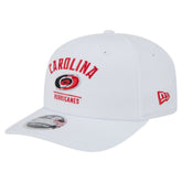 Carolina Hurricanes New Era Team Lockup Basic 9SEVENTY Adjustable Hat - White - NHL