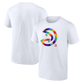Atlanta Hawks Team Logo Pride T-Shirt White - NBA