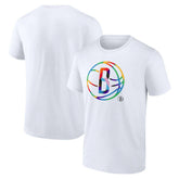 Brooklyn Nets Team Logo Pride T-Shirt White - NBA