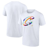 Cleveland Cavaliers Team Logo Pride T-Shirt White - NBA
