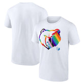 Memphis Grizzlies Team Logo Pride T-Shirt White - NBA