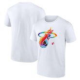 Miami Heat Team Logo Pride T-Shirt White - NBA