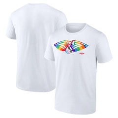 New Orleans Pelicans Team Logo Pride T-Shirt White - NBA