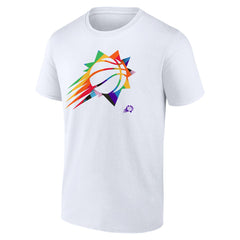 Phoenix Suns Team Logo Pride T-Shirt White - NBA