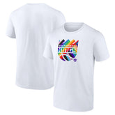 Sacramento Kings Team Logo Pride T-Shirt White - NBA