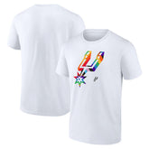San Antonio Spurs Team Logo Pride T-Shirt White - NBA