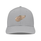 Detroit Red Wings Levelwear Rise Copper Insignia Flex Hat - Gray - NHL
