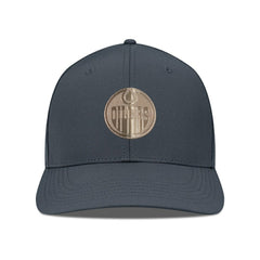 Edmonton Oilers Levelwear Rise Copper Insignia Flex Hat - Charcoal - NHL