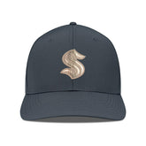 Seattle Kraken Levelwear Rise Copper Insignia Flex Hat - Charcoal - NHL