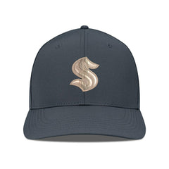 Seattle Kraken Levelwear Rise Copper Insignia Flex Hat - Charcoal - NHL