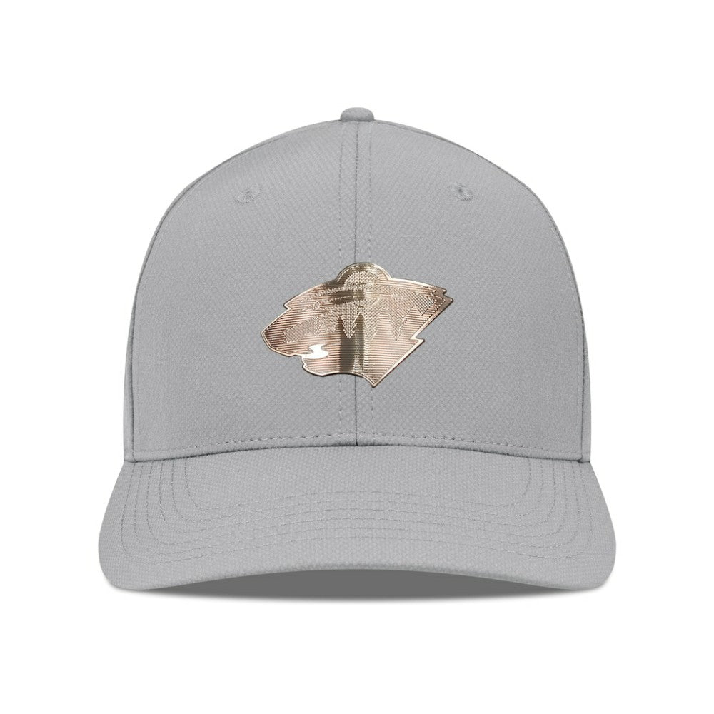 Minnesota Wild Levelwear Rise Copper Insignia Flex Hat - Gray - NHL