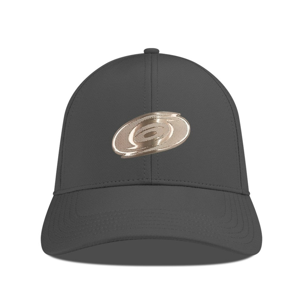 Carolina Hurricanes Levelwear Ascend Copper Insignia Vented Adjustable Hat - Charcoal - NHL