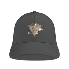 Pittsburgh Penguins Levelwear Ascend Copper Insignia Vented Adjustable Hat - Charcoal - NHL