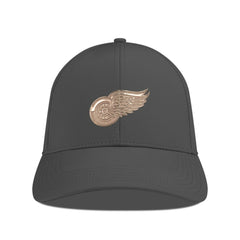 Detroit Red Wings Levelwear Ascend Copper Insignia Vented Adjustable Hat - Charcoal - NHL