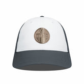Edmonton Oilers Levelwear Endure Copper Insignia Adjustable Hat - White/Charcoal - NHL