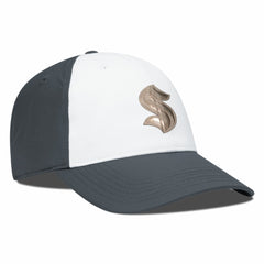 Seattle Kraken Levelwear Endure Copper Insignia Adjustable Hat - White/Charcoal - NHL