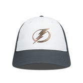 Tampa Bay Lightning Levelwear Endure Copper Insignia Adjustable Hat - White/Charcoal - NHL