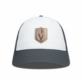 Vegas Golden Knights Levelwear Endure Copper Insignia Adjustable Hat - White/Charcoal - NHL
