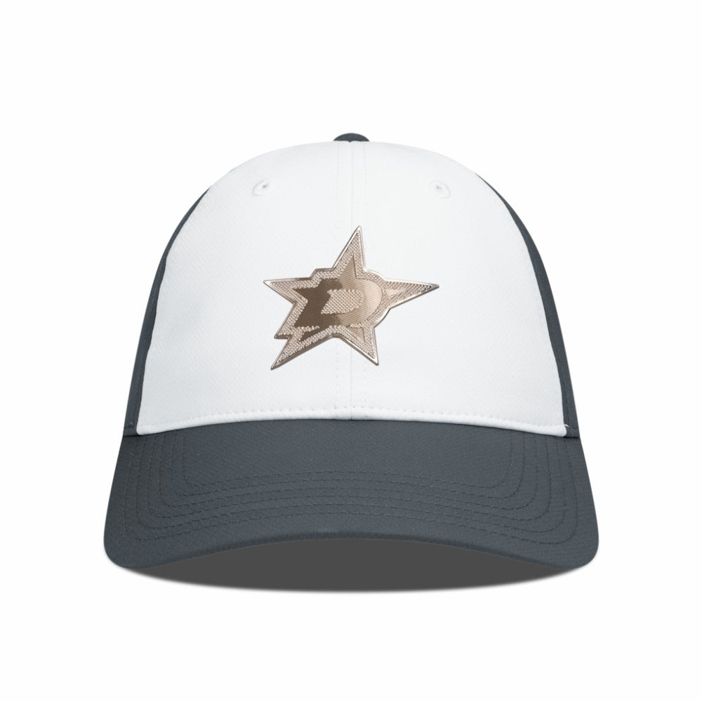 Dallas Stars Levelwear Endure Copper Insignia Adjustable Hat - White/Charcoal - NHL