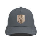 Vegas Golden Knights Levelwear Signal Copper Insignia Trucker Adjustable Hat - Charcoal/White - NHL