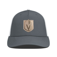 Vegas Golden Knights Levelwear Signal Copper Insignia Trucker Adjustable Hat - Charcoal/White - NHL