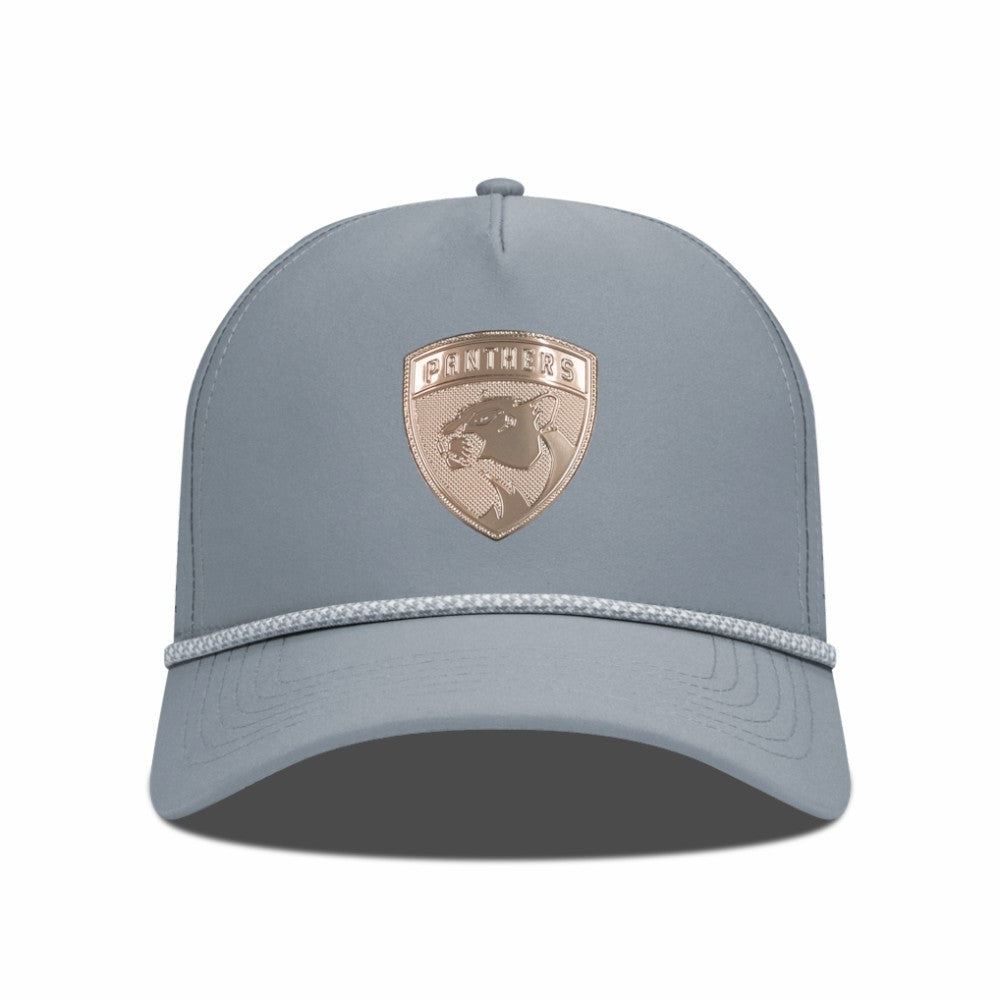 Florida Panthers Levelwear Gordon Copper Insignia Vented Adjustable Hat - Gray - NHL