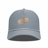 Detroit Red Wings Levelwear Gordon Copper Insignia Vented Adjustable Hat - Gray - NHL