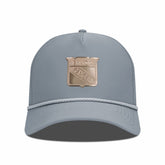 New York Rangers Levelwear Gordon Copper Insignia Vented Adjustable Hat - Gray - NHL