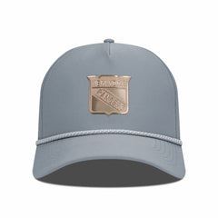 New York Rangers Levelwear Gordon Copper Insignia Vented Adjustable Hat - Gray - NHL
