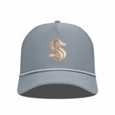 Seattle Kraken Levelwear Gordon Copper Insignia Vented Adjustable Hat - Gray - NHL
