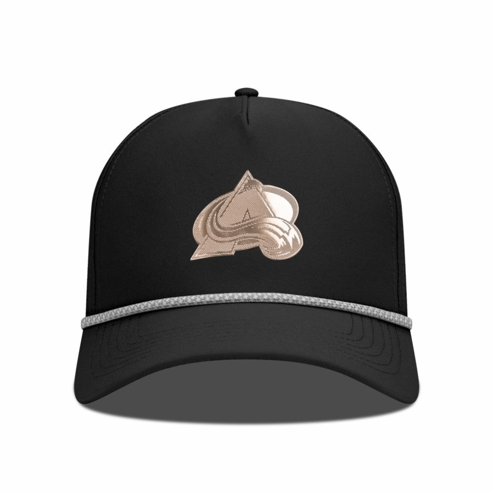 Colorado Avalanche Levelwear Gordon Copper Insignia Vented Adjustable Hat - Black - NHL