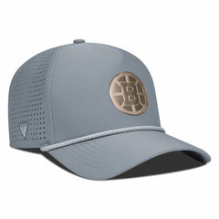 Boston Bruins Levelwear Gordon Copper Insignia Vented Adjustable Hat - Gray - NHL