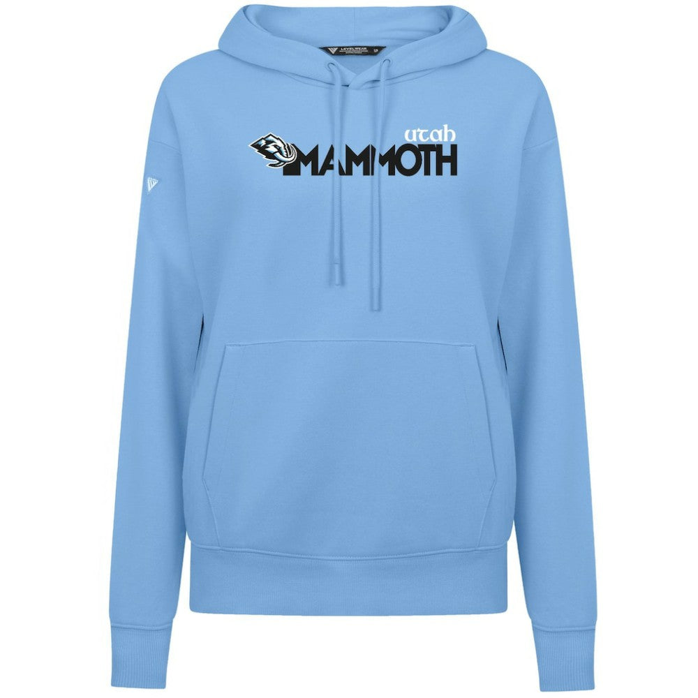 Utah Mammoth Levelwear Women's Adorn Wedge Pullover Hoodie - Light Blue - NHL