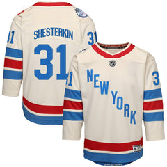 Igor Shesterkin New York Rangers Outerstuff Youth 2026 NHL Winter Classic Premier Jersey - White - NHL