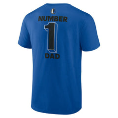 Dallas Mavericks #1 Dad Jersey T-Shirt Blue - NBA