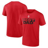 Houston Rockets Greatest Dad T-Shirt Red - NBA